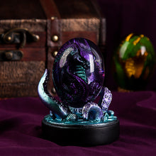 Load image into Gallery viewer, ELOFFIT Luminous lava dragon eggs transparent resin octopus ornaments resin crafts.

